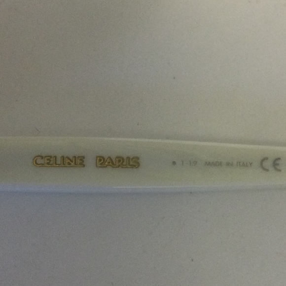 CELINE CL40075I 56mm SUNGLASSES WHITE WITH MIRRORED LENSES
NWOT main image 9